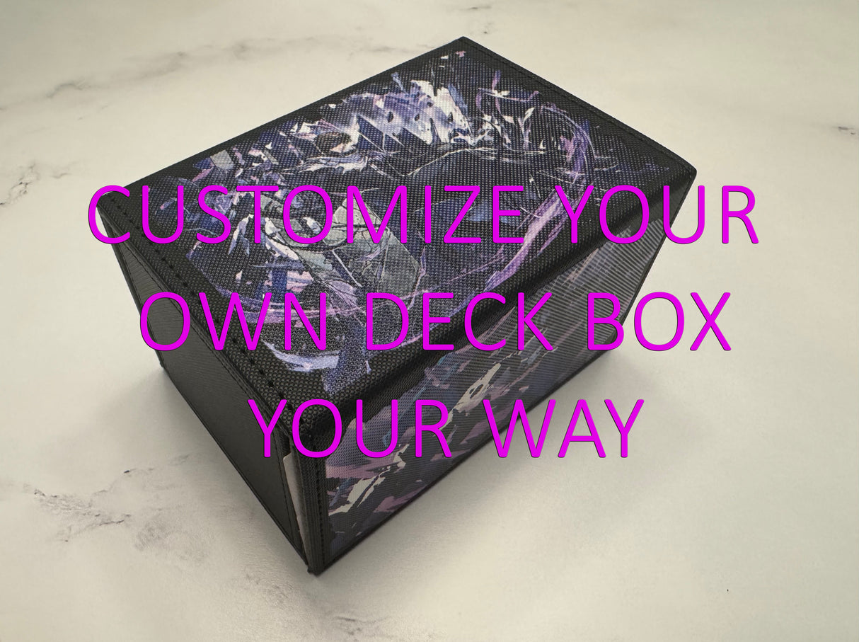 Custom Textured Deck Box - You Provide the Images, We Do The Rest