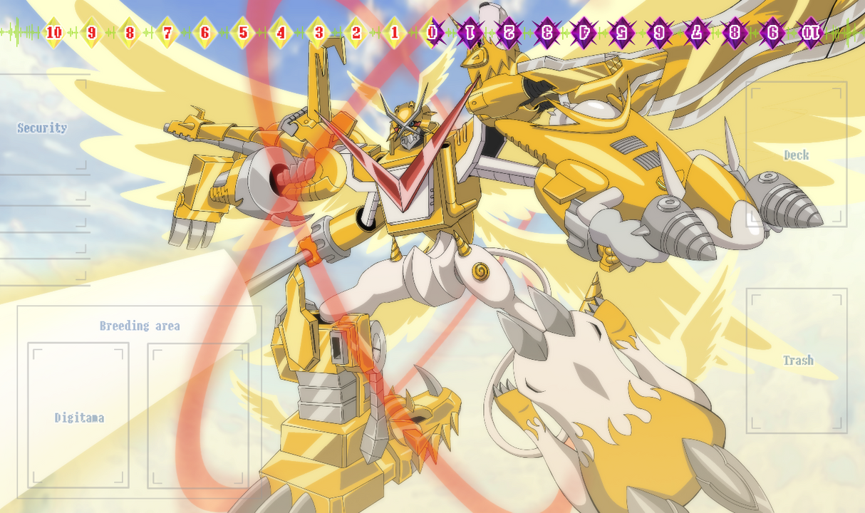 Radiant Mecha Guardian Playmat 24" Wide X 14" Height Playmat