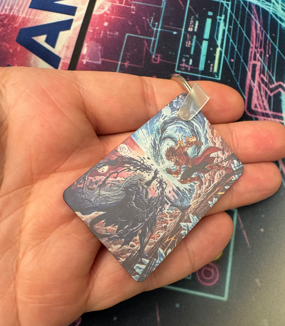 Acrylic Keychain - Customized Size 2.5 Inch X 1.5 inch One Sided Picture