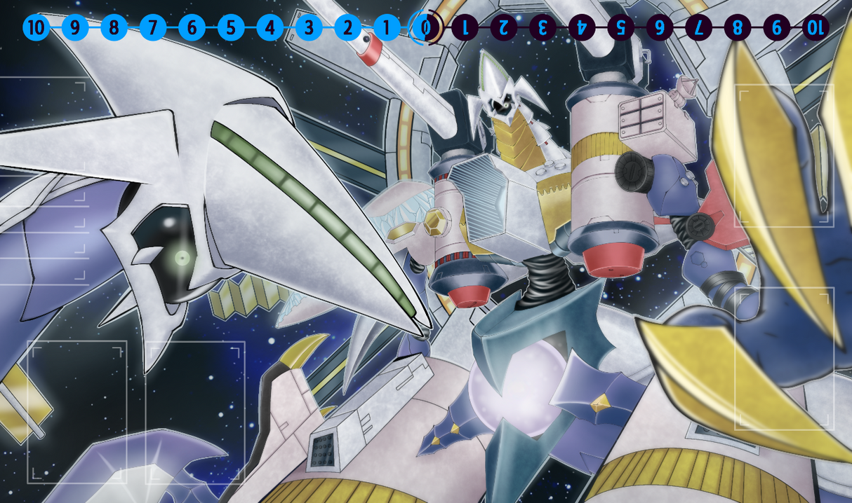 Galactic Mecha Dragon Playmat 24" Wide X 14" Height Playmat