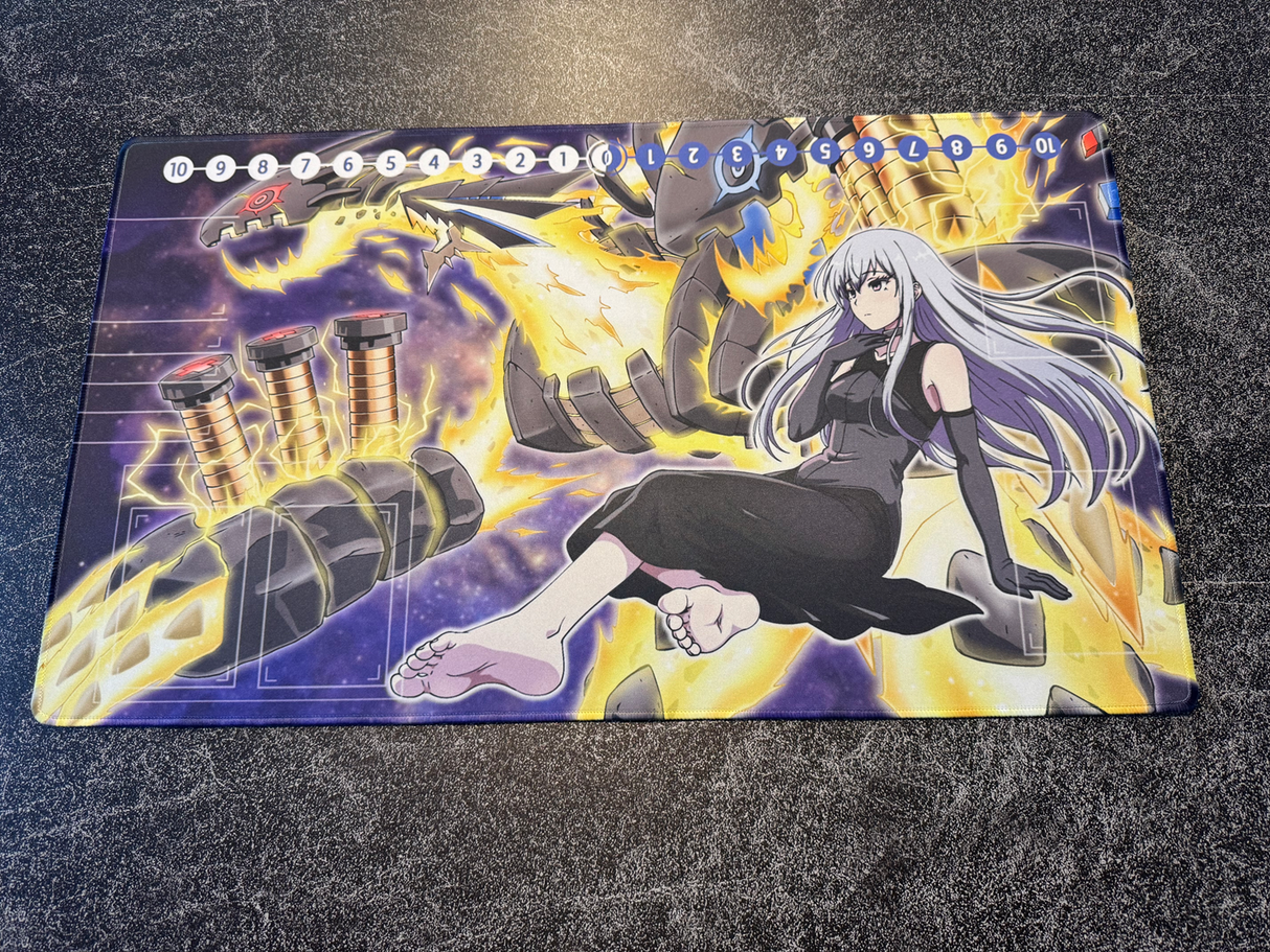 Astral Thunder Dragon Playmat 24" Wide X 14" Height Playmat