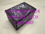 Custom Textured Deck Box - You Provide the Images, We Do The Rest