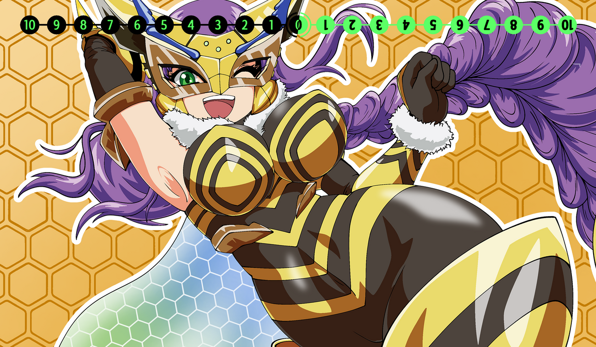 Queen Bee Variant 1 Playmat 24" Wide X 14" Height Playmat