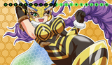 Queen Bee Variant 1 Playmat 24" Wide X 14" Height Playmat