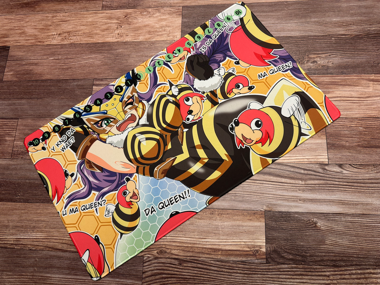 Queen Bee Variant 2 Playmat 24" Wide X 14" Height Playmat