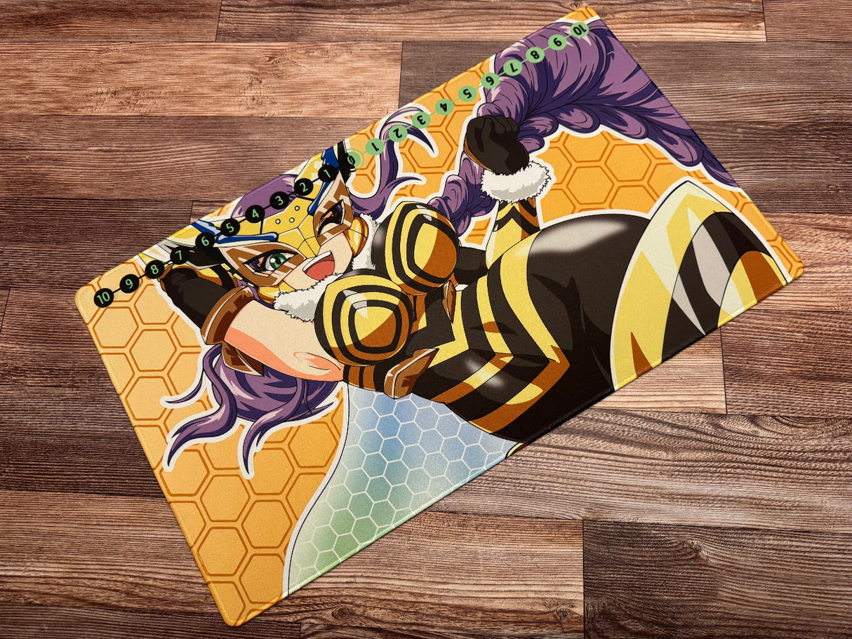 Queen Bee Variant 1 Playmat 24" Wide X 14" Height Playmat