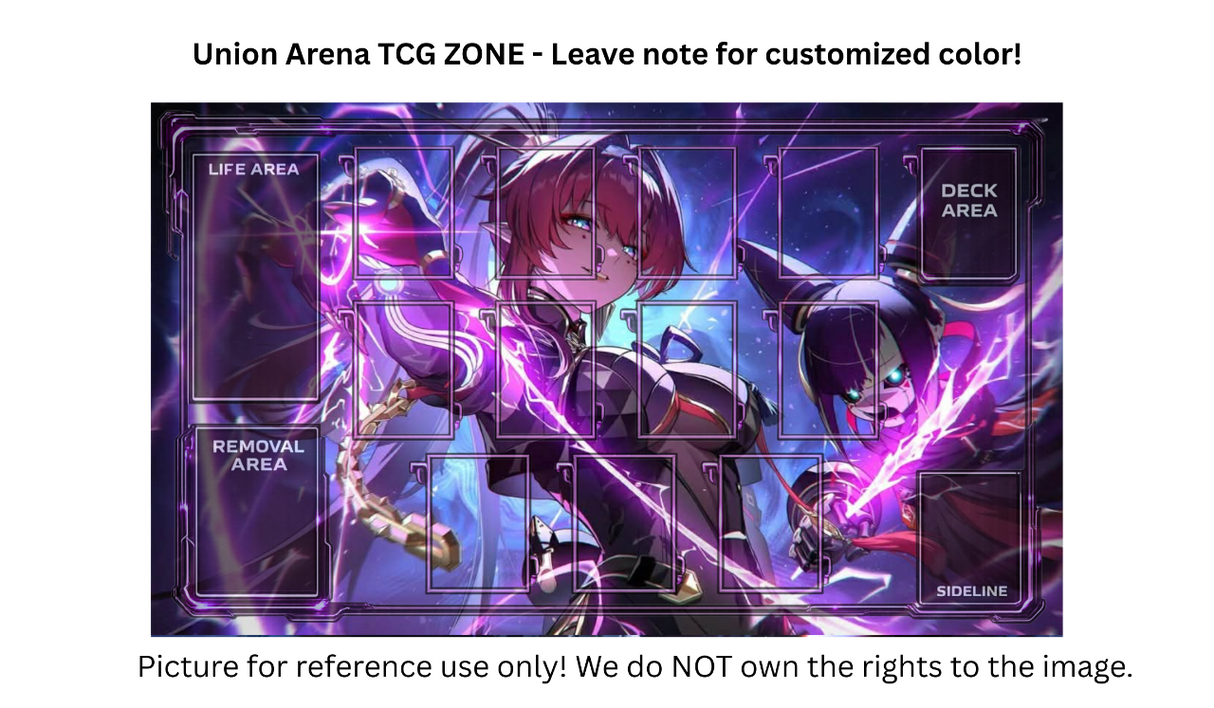 TCG ZONES Playmat/Gaming Mousepad - Customized 14 Inch X 24 Inch, 2.5 MM Thickness